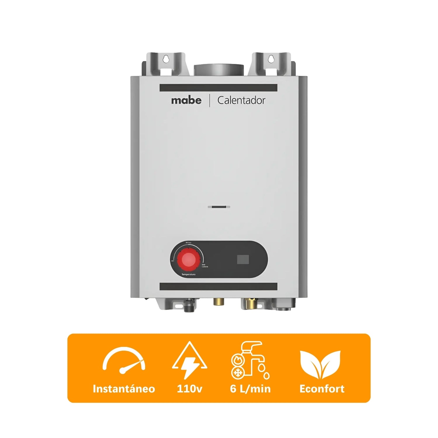 Calentador de agua Instantáneo Gas LP Mabe CIM063SLP1