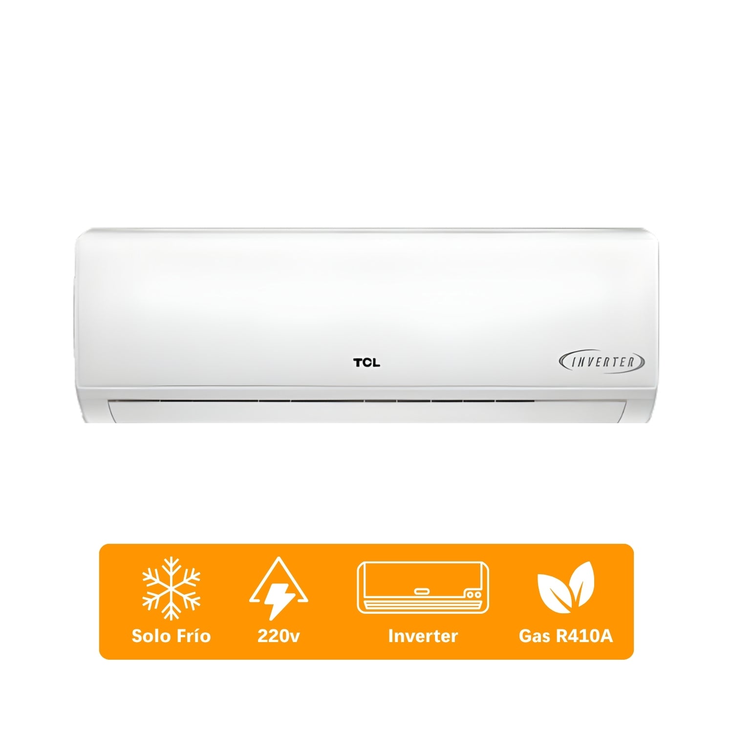 Minisplit Inverter TCL 12,000 BTU 220V Solo Frío S12P-ECV23