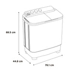 Lavadora Midea 11 Kg Semiautomatica