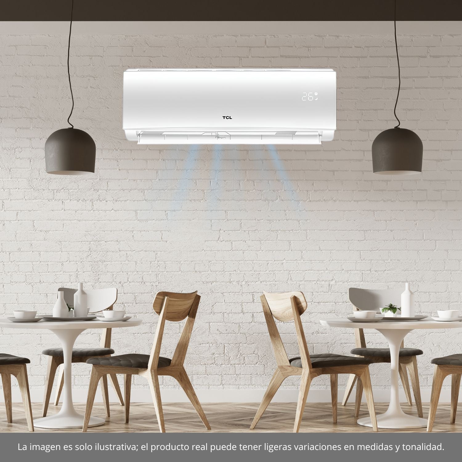 Minisplit Estándar TCL 36,000 BTU 220V Solo Frío S36P-ECF23