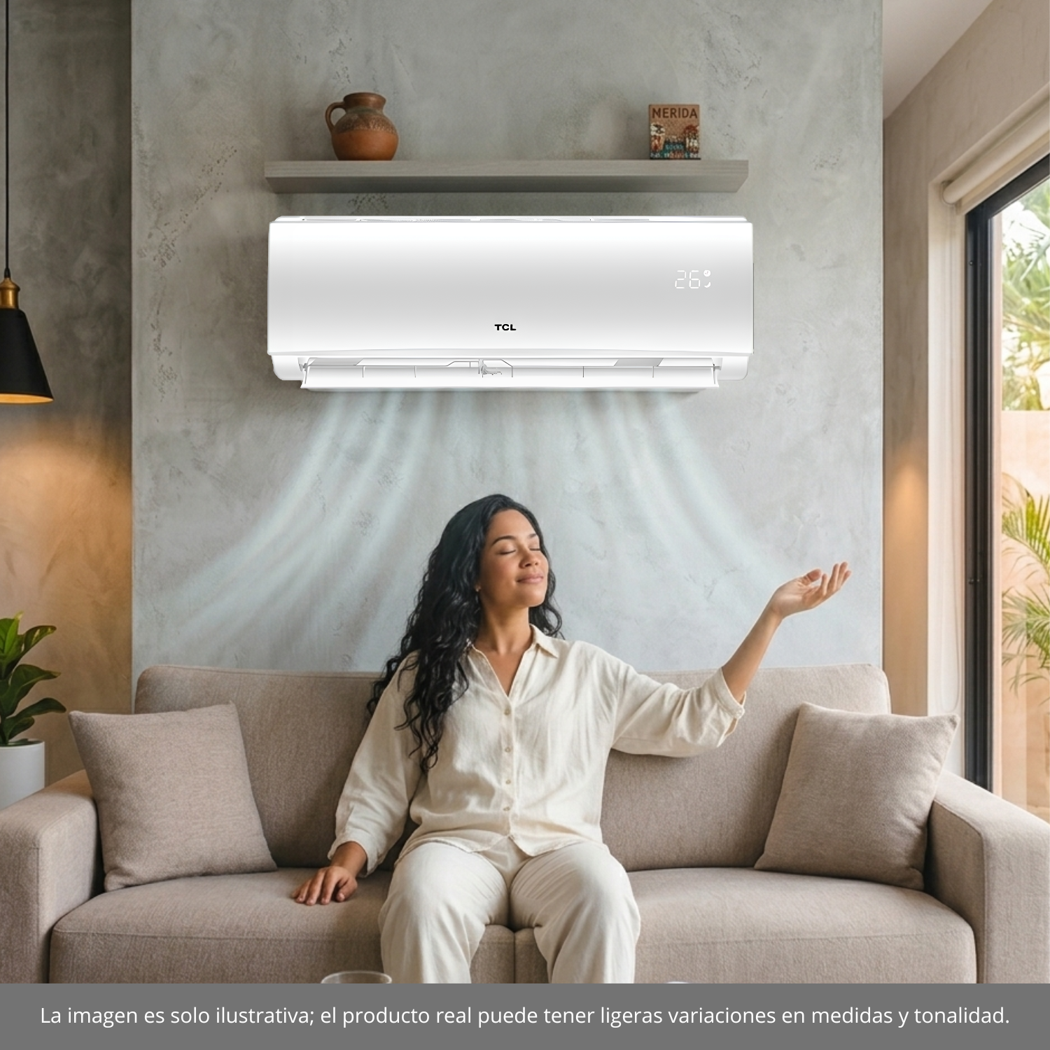 Minisplit  Estándar TCL 12,000 BTU 110V Solo Frío S12P-ECF12