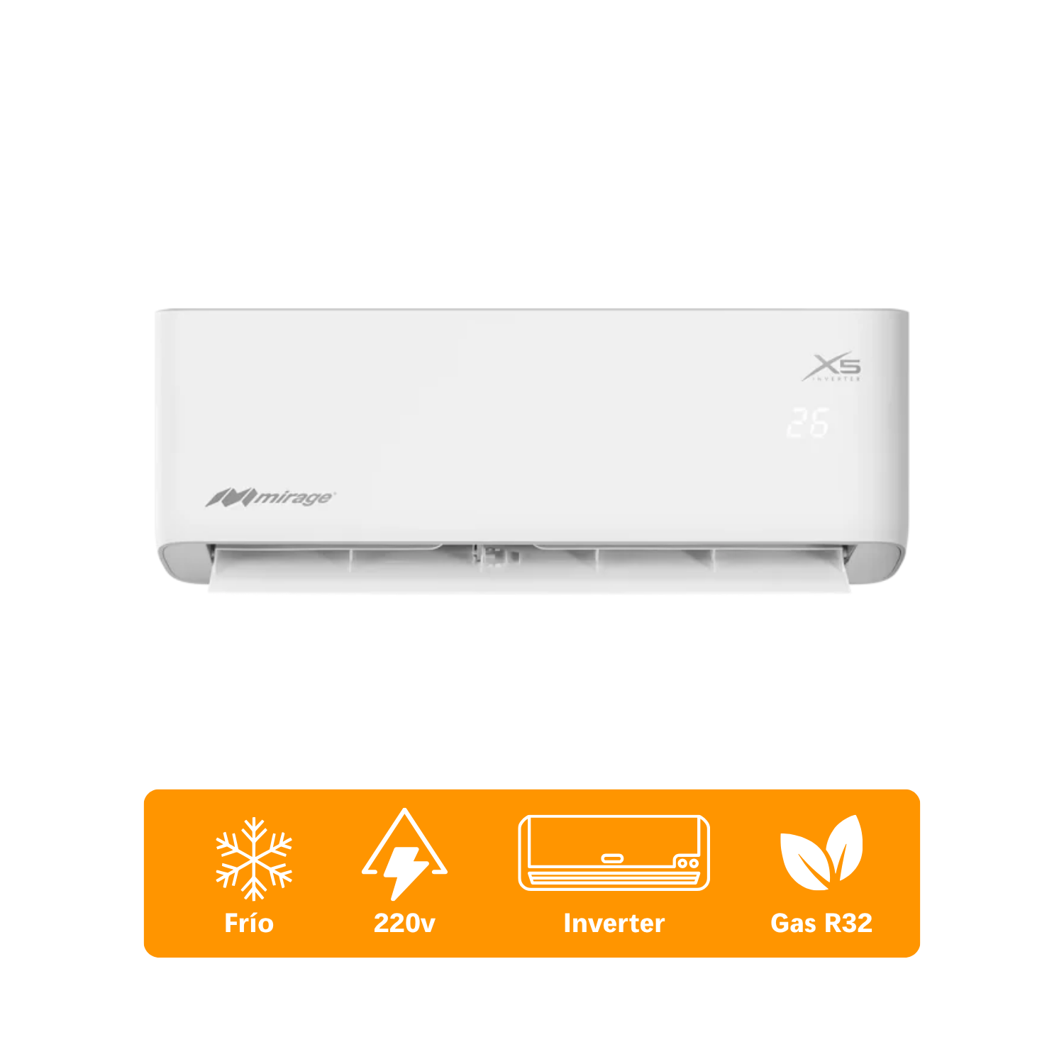 Minisplit Inverter Mirage X5 18,000 BTU 220V  SETCVF181Q