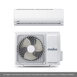 Minisplit Tradicional Mabe 12,000 BTU Solo Frío 110v MMT12CABWCA32BM1