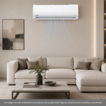 Minisplit Tradicional Mabe 12,000 BTU Solo Frío 110v MMT12CABWCA32BM1