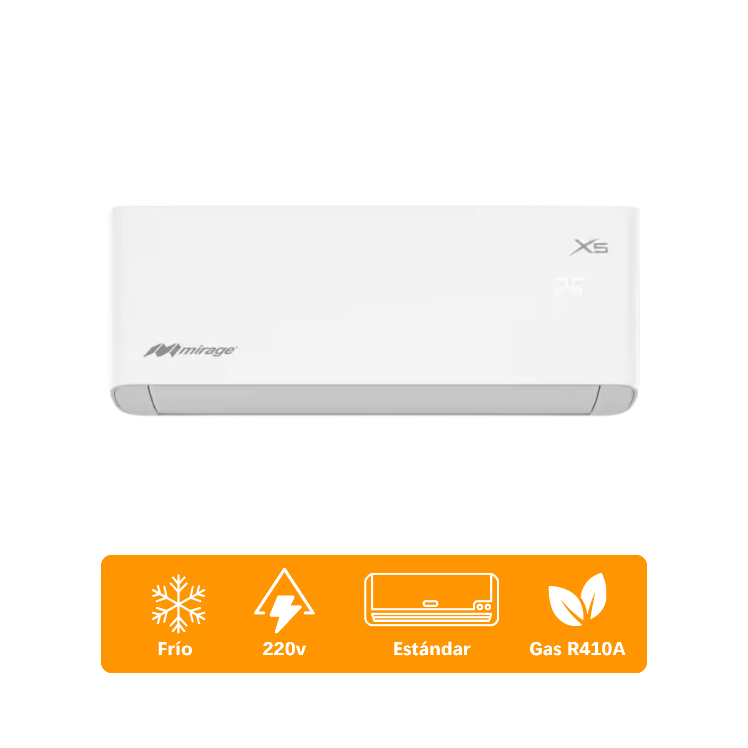 Minisplit Tradicional Mirage X5 24,000 BTU 220V