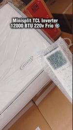 Minisplit Inverter TCL 12,000 BTU 220V Solo Frío S12P-ECV23